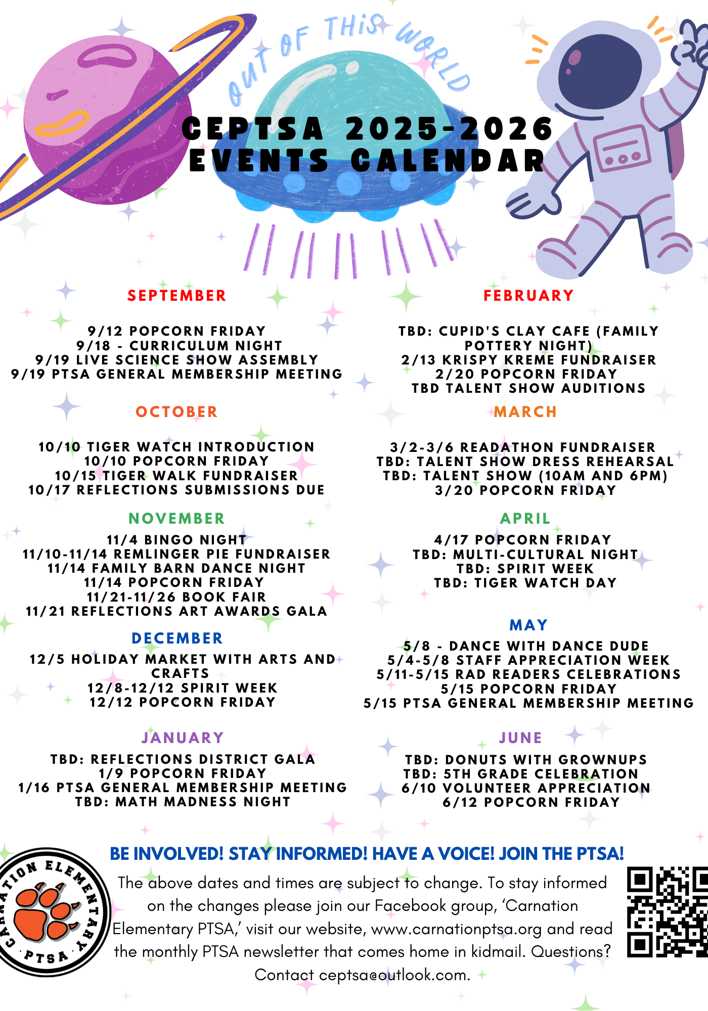Event Calendar English